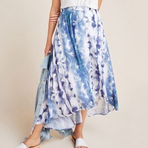 Anthropologie Hutch Jeannie Tie-Dyed Maxi Skirt